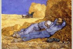 Van Gogh Campesinos en la siesta